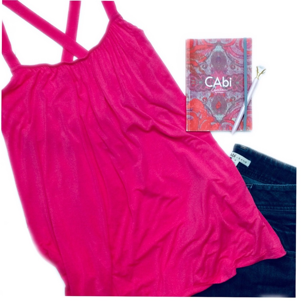 EUC Cabi Bright Pink Top Small